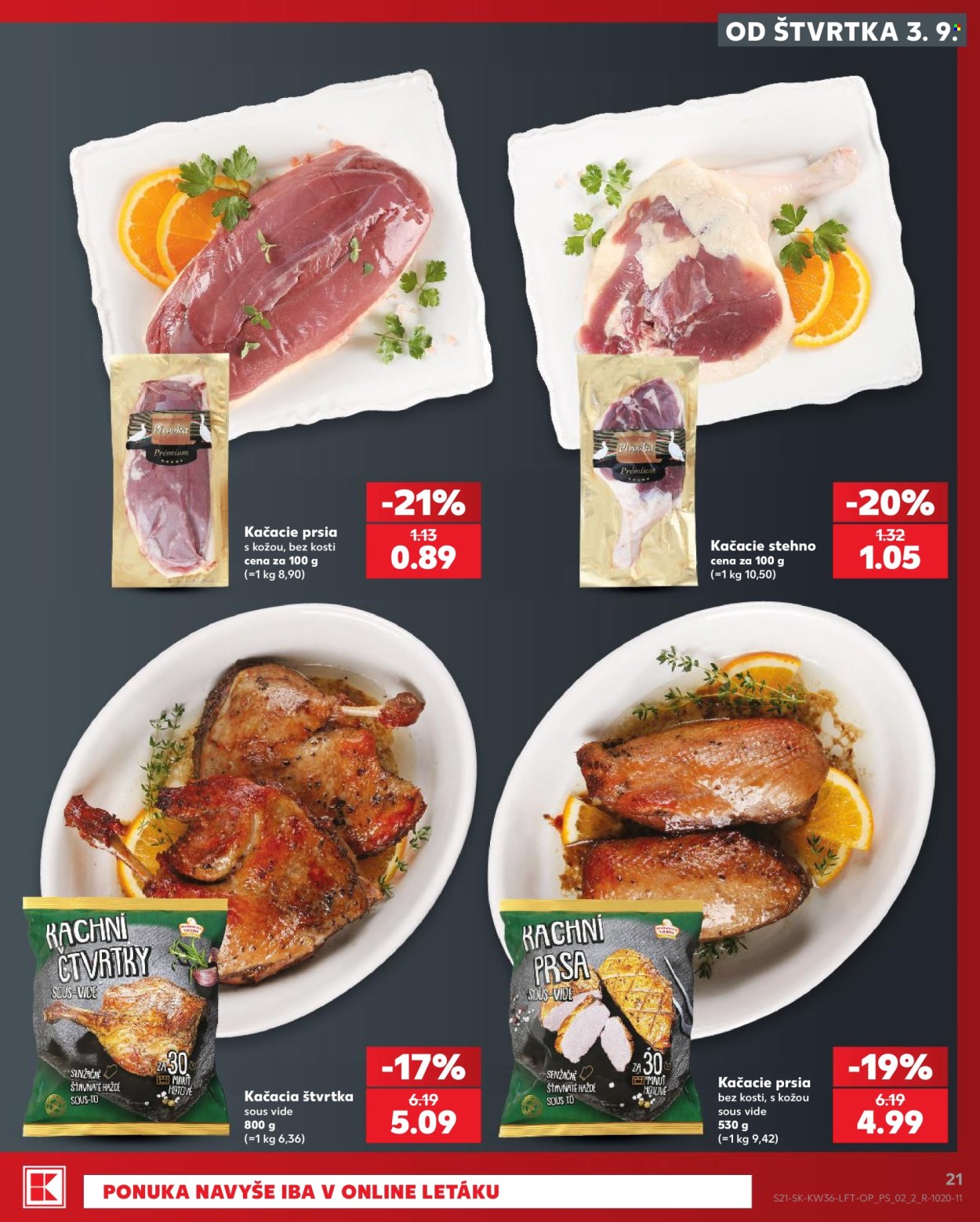 Leták Kaufland - 3.9.2026 - 9.9.2026. Strana 21
