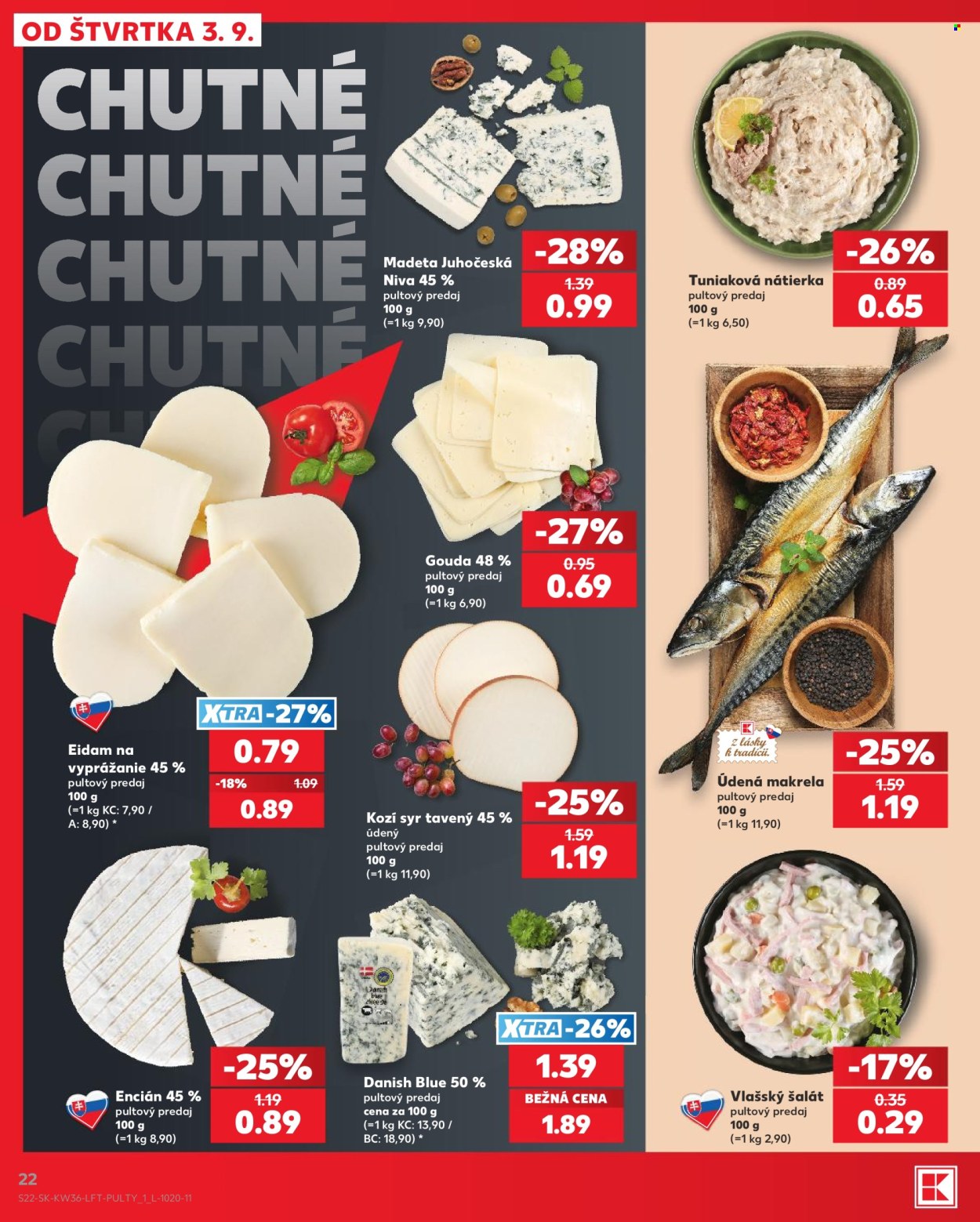 Leták Kaufland - 3.9.2026 - 9.9.2026. Strana 22