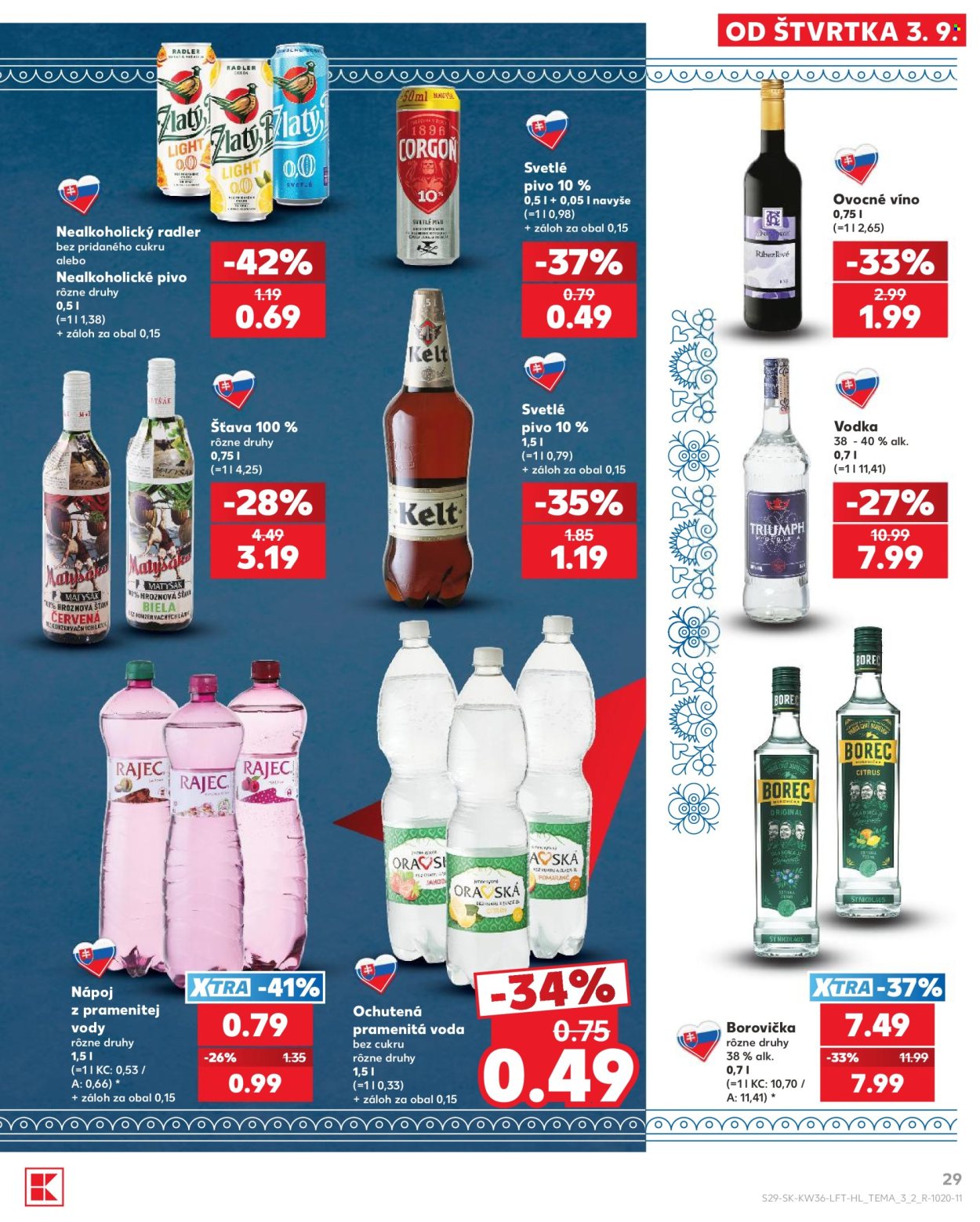 Leták Kaufland - 3.9.2026 - 9.9.2026. Strana 29