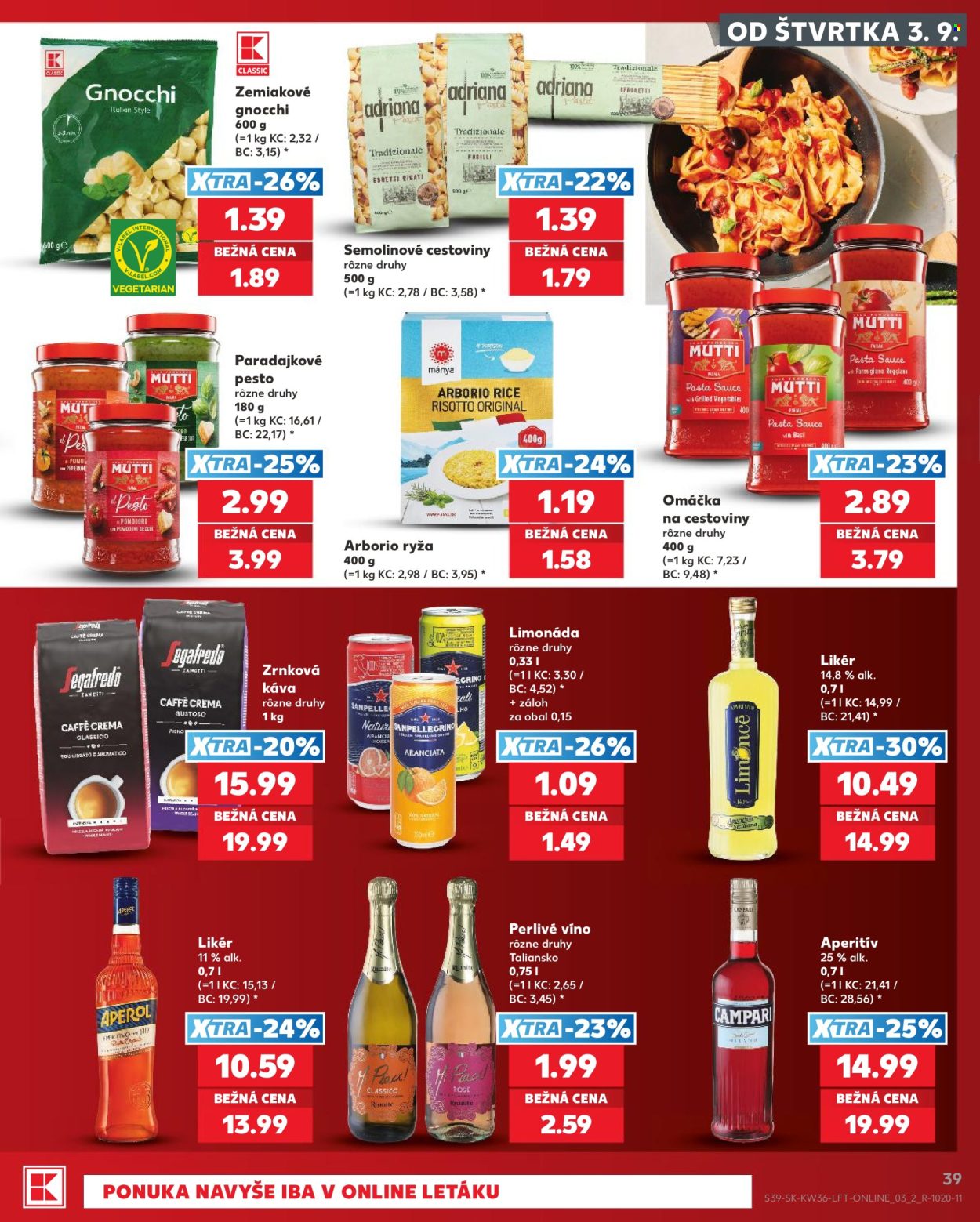 Leták Kaufland - 3.9.2026 - 9.9.2026. Strana 39