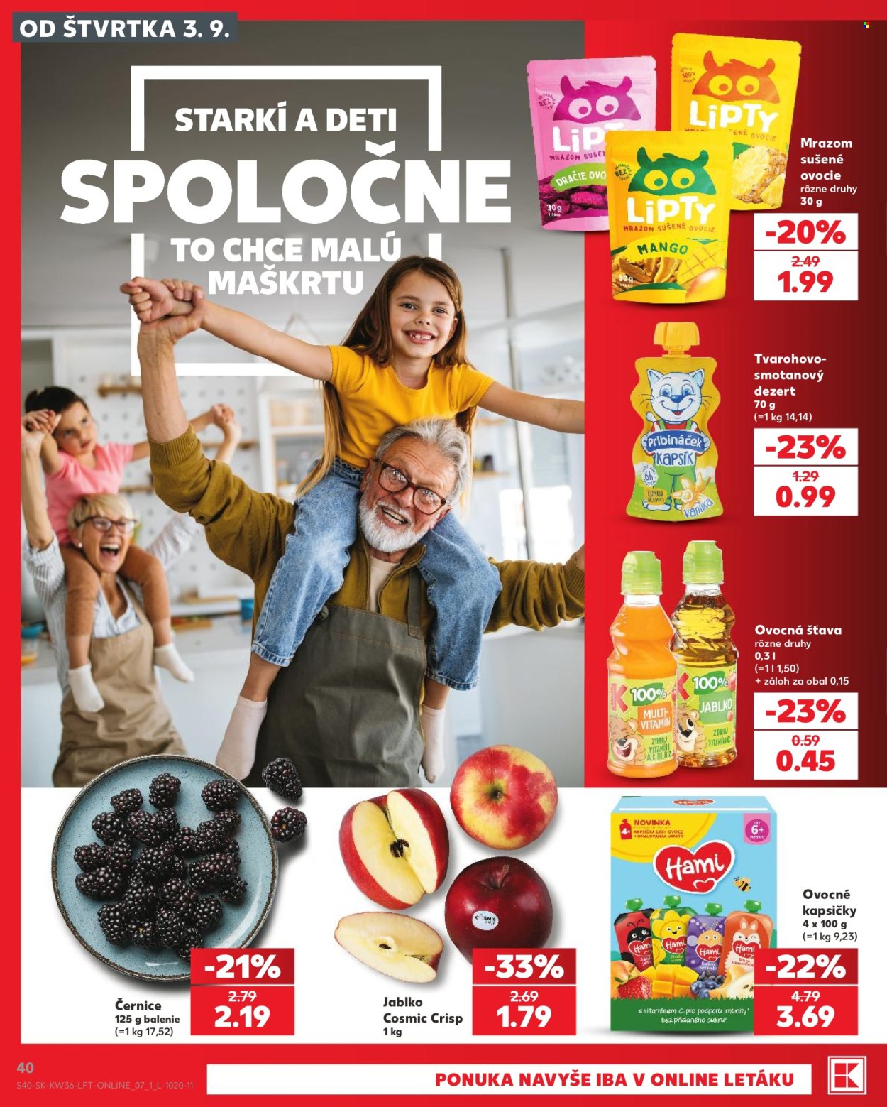 Leták Kaufland - 3.9.2026 - 9.9.2026. Strana 40