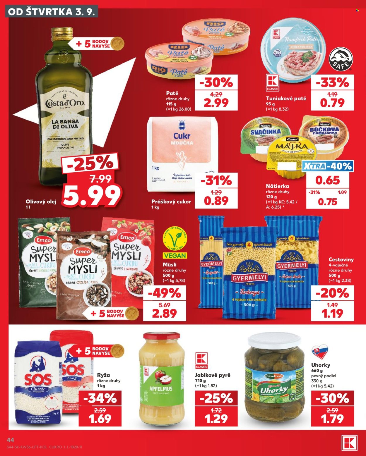 Leták Kaufland - 3.9.2026 - 9.9.2026. Strana 44