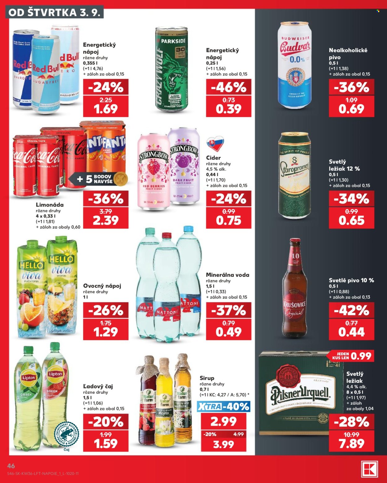 Leták Kaufland - 3.9.2026 - 9.9.2026. Strana 46
