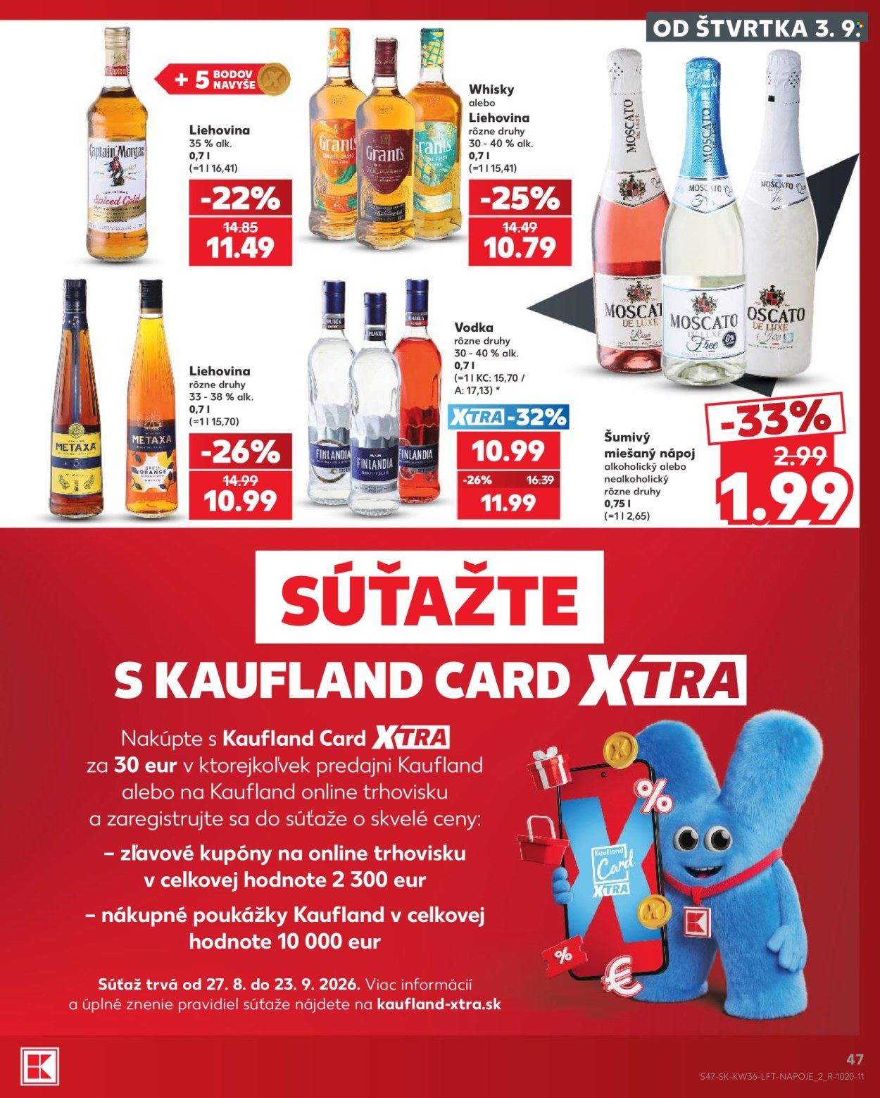 Leták Kaufland - 3.9.2026 - 9.9.2026. Strana 47
