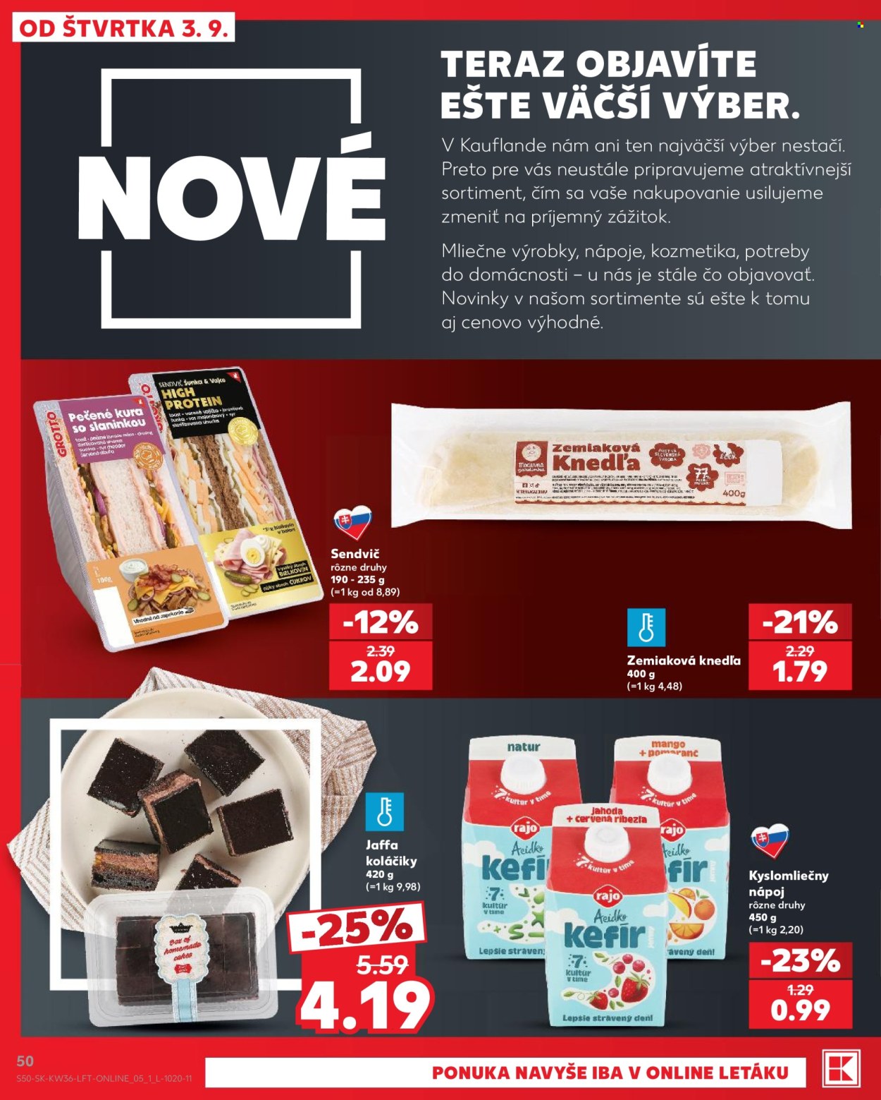 Leták Kaufland - 3.9.2026 - 9.9.2026. Strana 50