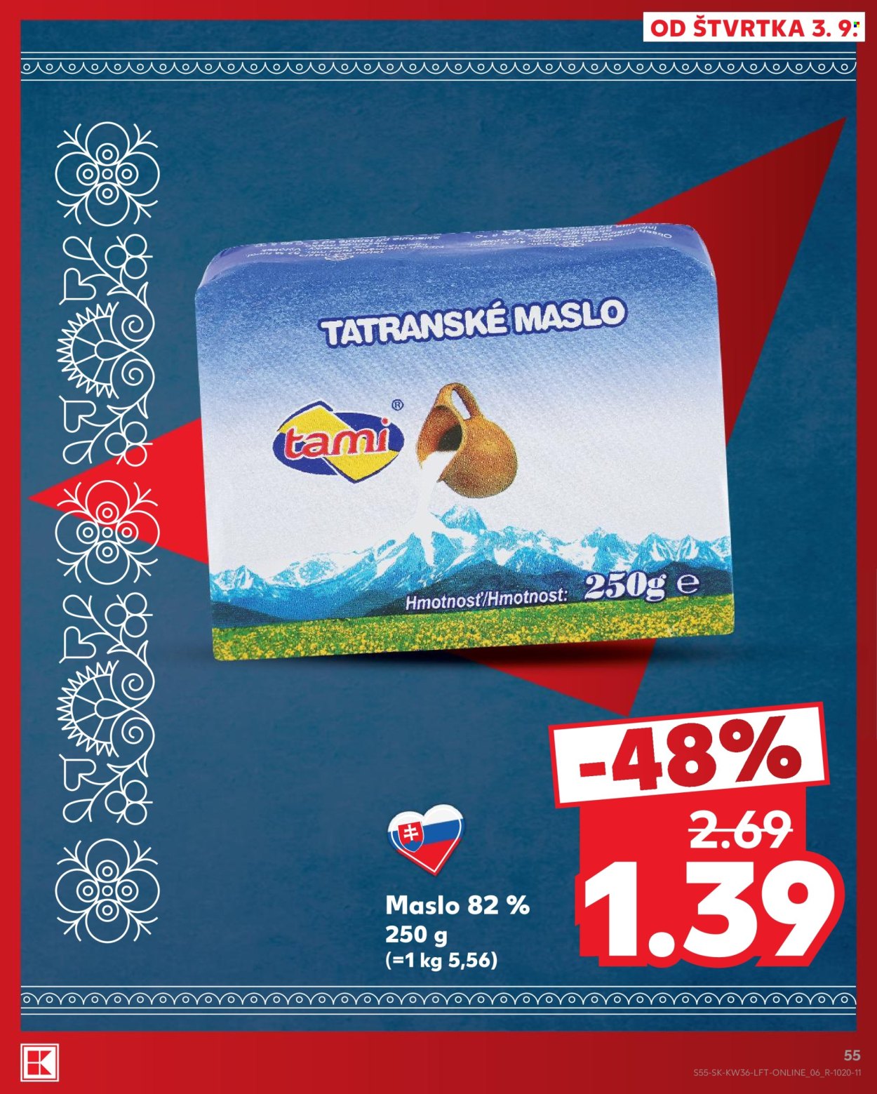 Leták Kaufland - 3.9.2026 - 9.9.2026. Strana 55