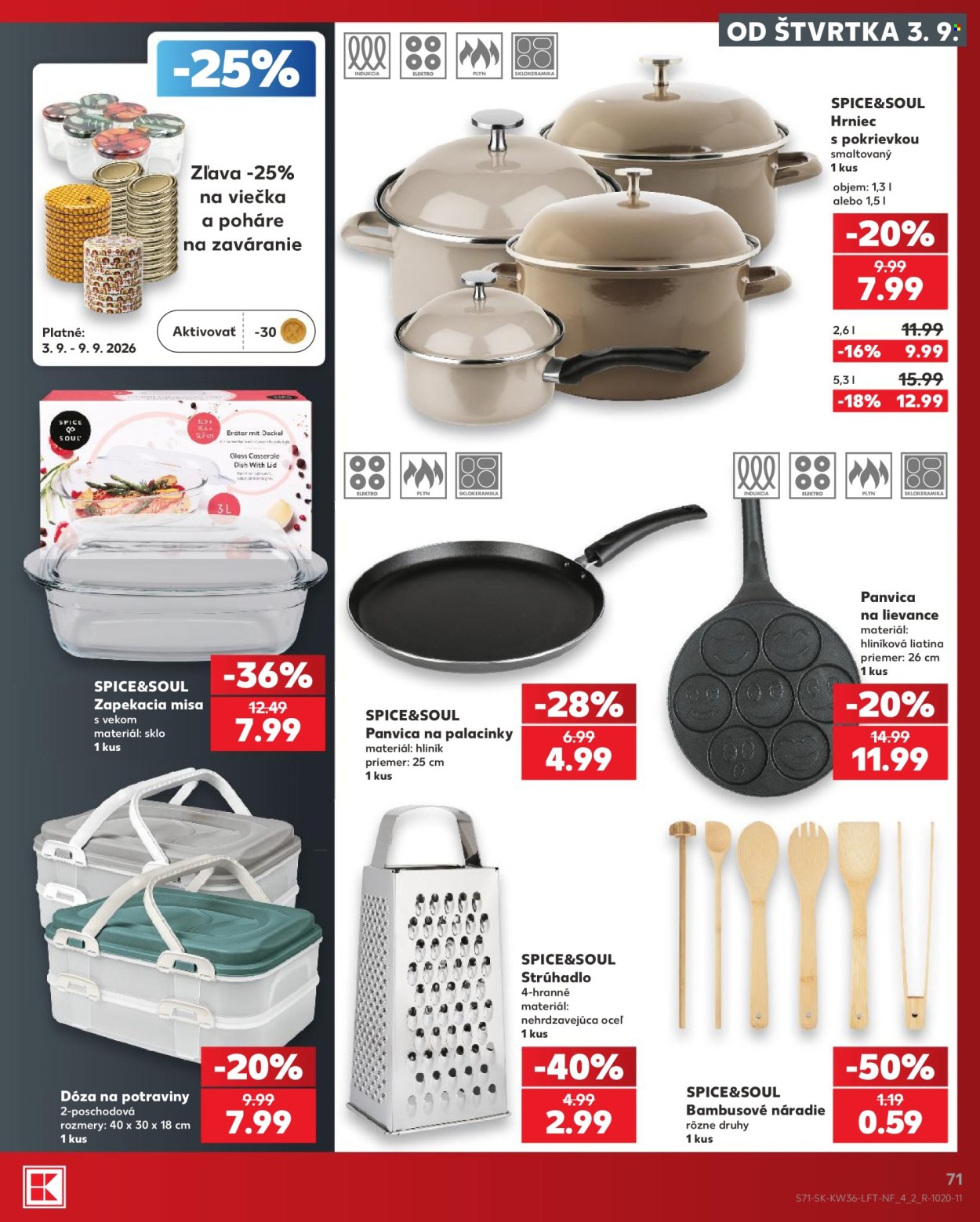 Leták Kaufland - 3.9.2026 - 9.9.2026. Strana 71