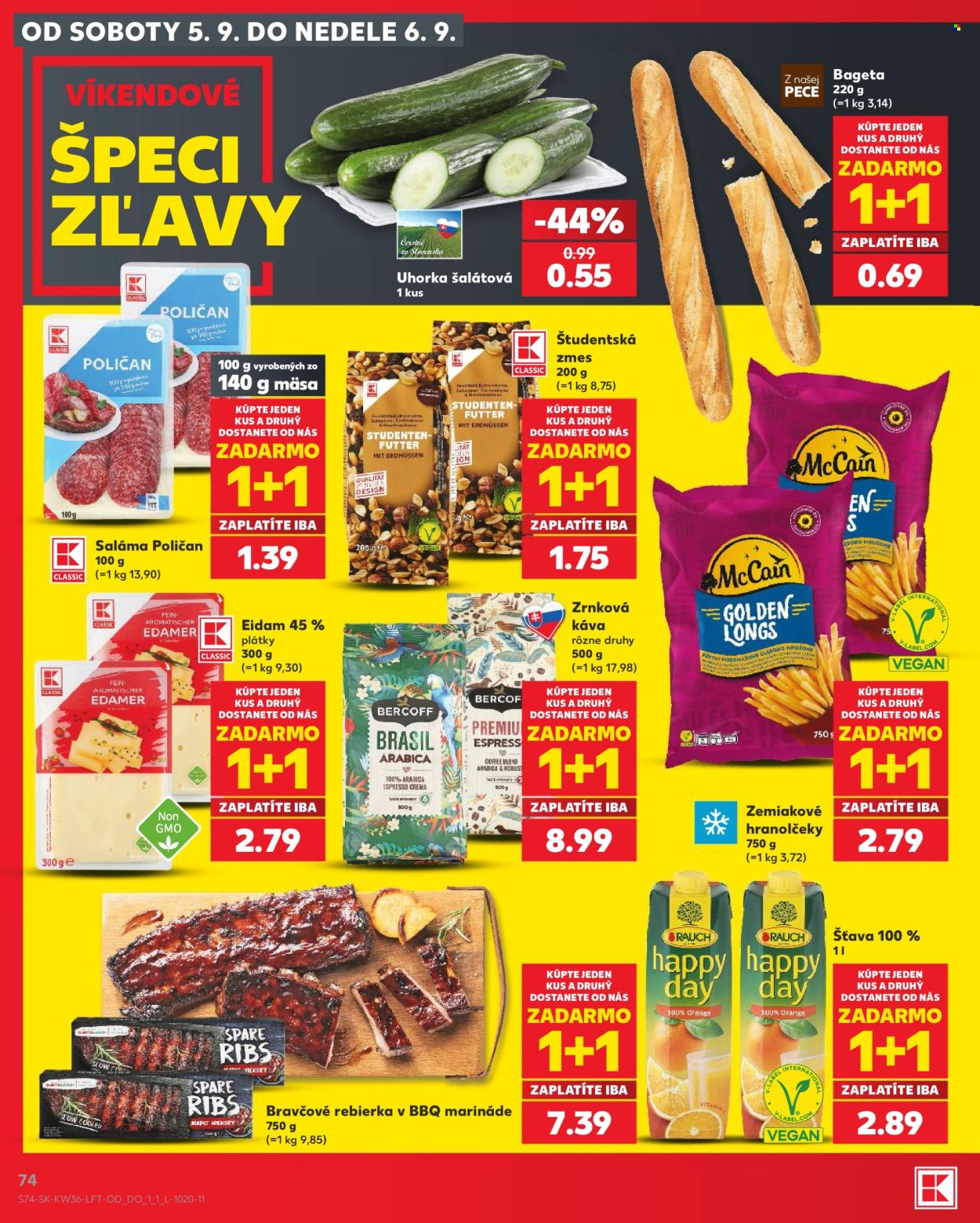 Leták Kaufland - 3.9.2026 - 9.9.2026. Strana 74