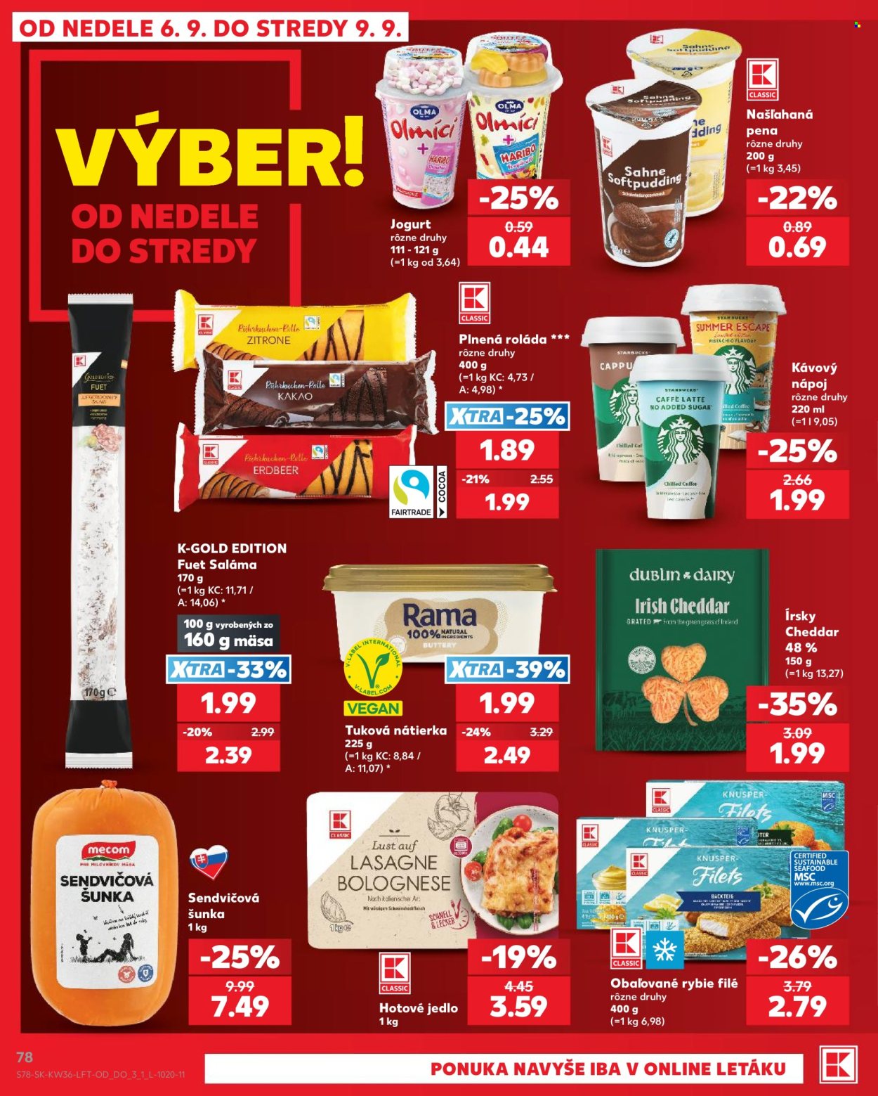 Leták Kaufland - 3.9.2026 - 9.9.2026. Strana 78