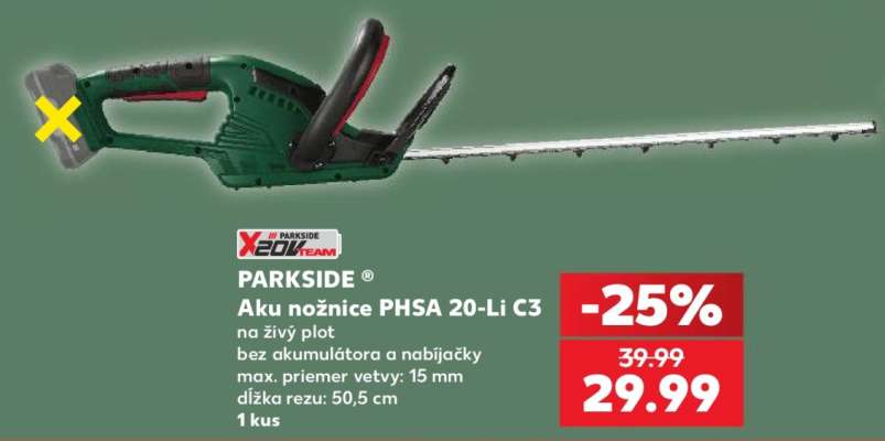 Aku nožnice PHSA 20-Li C3