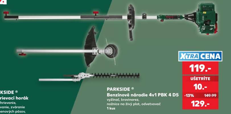 PARKSIDE® Benzínové náradie 4v1 PBK 4 D5