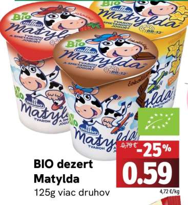 Bio dezert Matylda