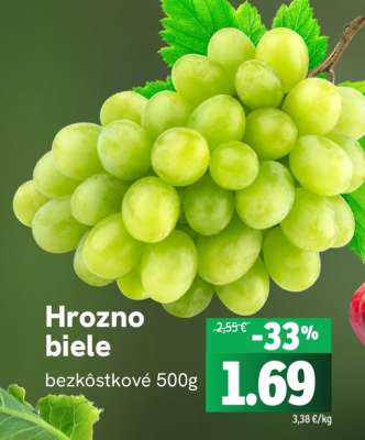 Hrozno biele