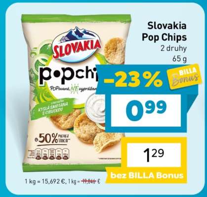 Slovakia Pop Chips