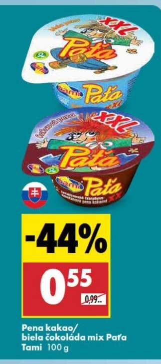 Pena kakao/biela čokoláda mix Paťa Tami 100 g