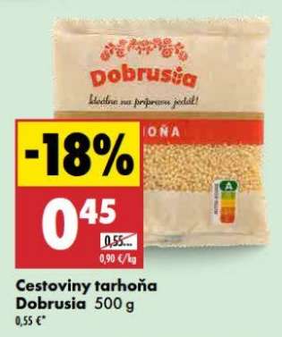 Cestoviny tarhoňa Dobrušia 500 g