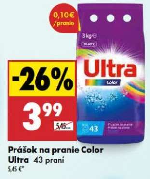Prášok na pranie Color Ultra 43 praní