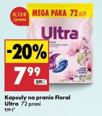 Kapsuly na pranie Floral Ultra 72 praní