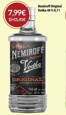 Nemiroff Original Vodka 40 % 0,7 l