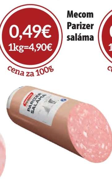 Mecom Parizer saláma