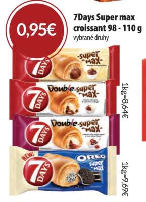 7Days super max croissant 98 - 110 g