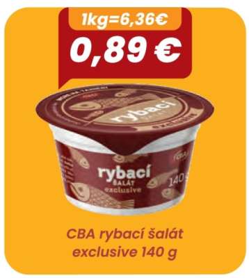 CBA rybací šalát exclusive 140 g
