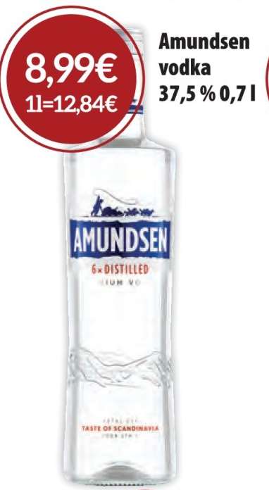 Amundsen vodka 37,5 % 0,7 l