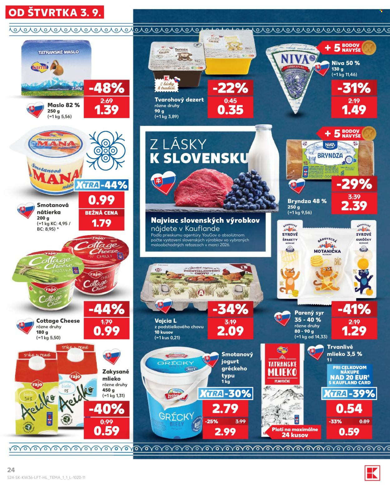 Leták Kaufland - 3.9.2026 - 9.9.2026. Strana 24