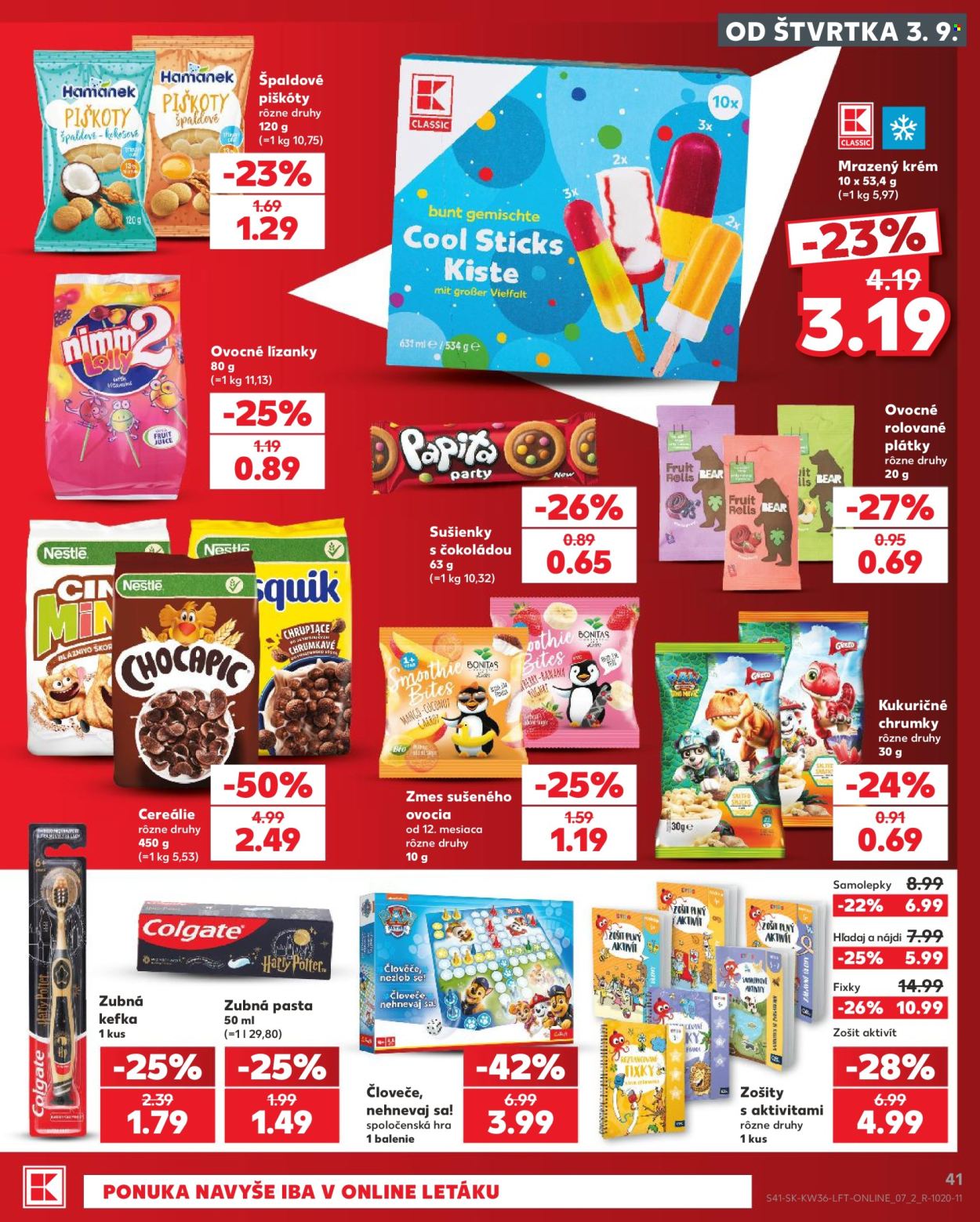 Leták Kaufland - 3.9.2026 - 9.9.2026. Strana 41