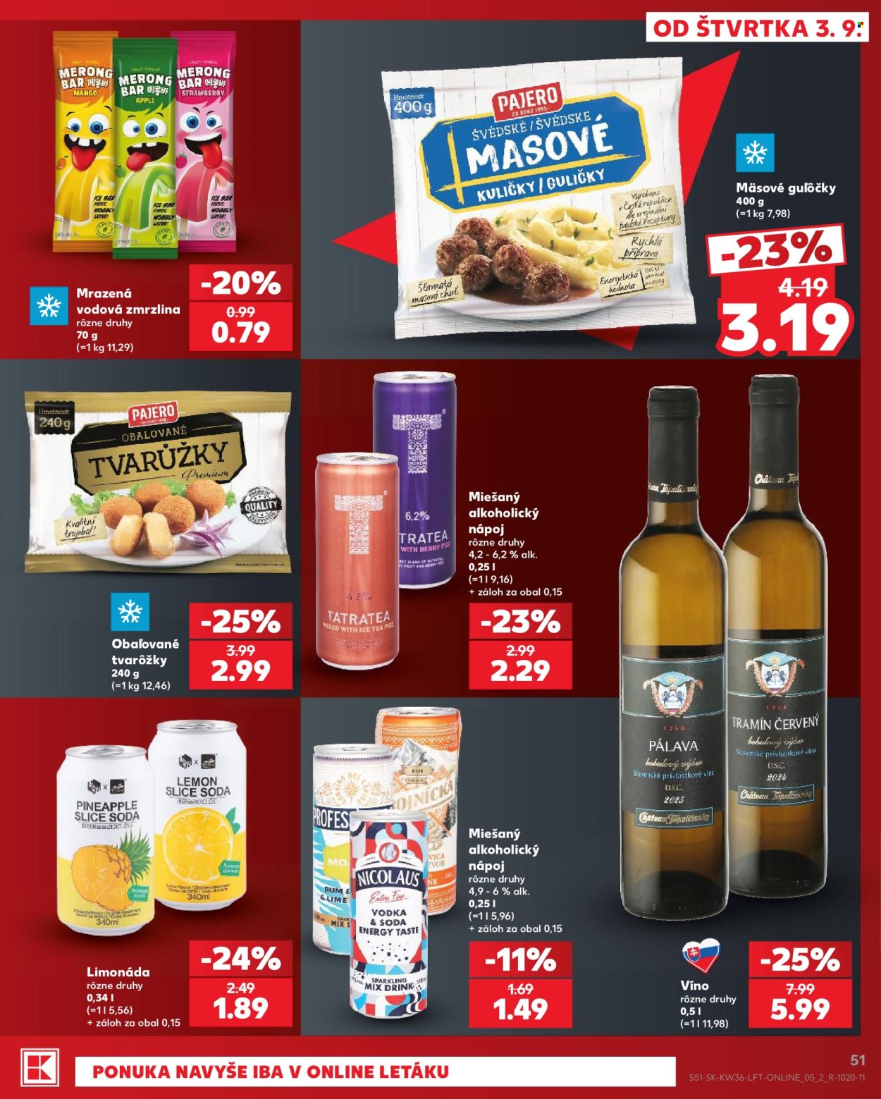 Leták Kaufland - 3.9.2026 - 9.9.2026. Strana 51