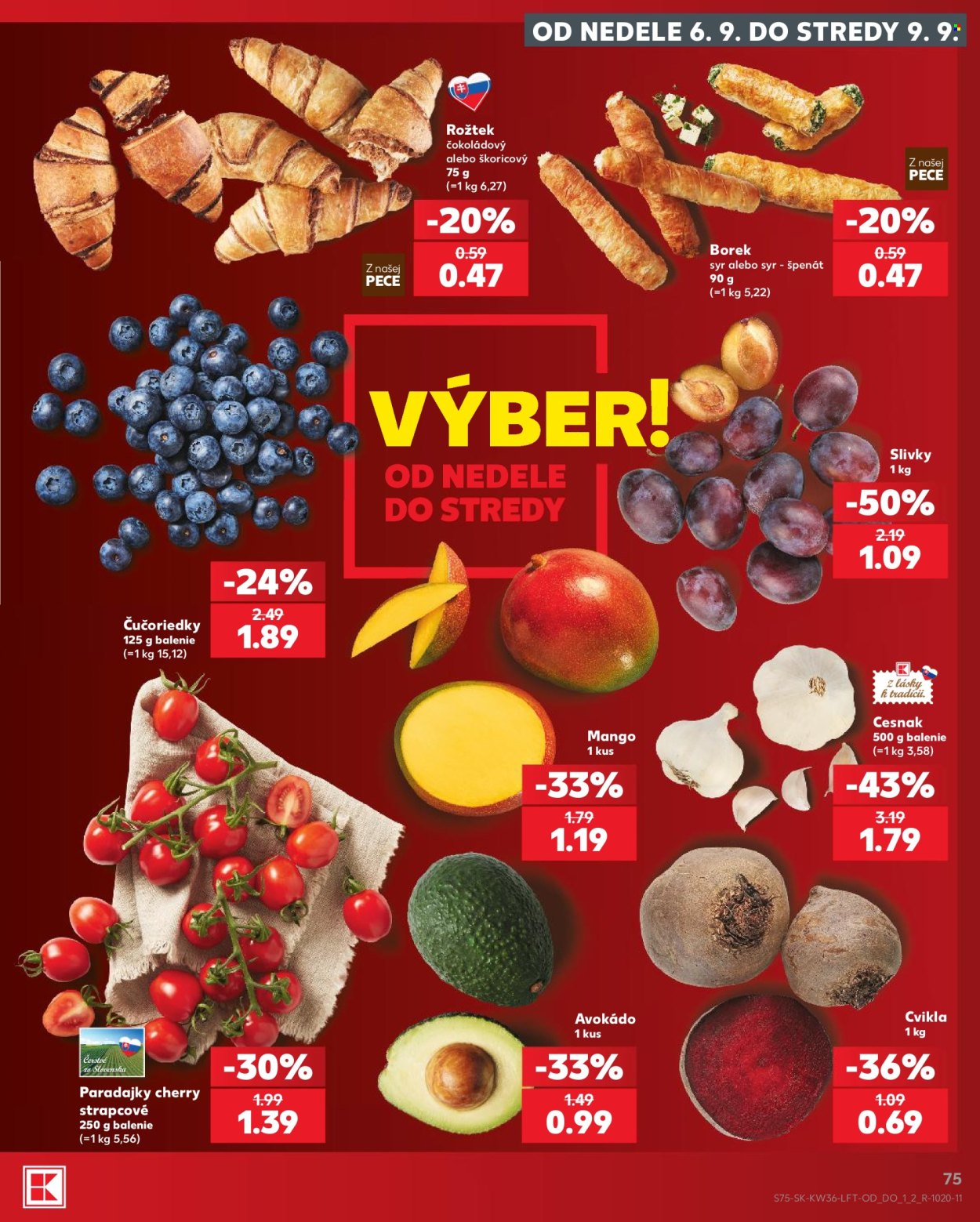 Leták Kaufland - 3.9.2026 - 9.9.2026. Strana 75