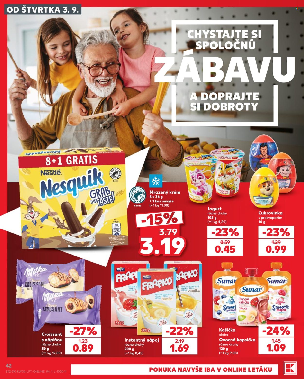 Leták Kaufland - 3.9.2026 - 9.9.2026. Strana 42
