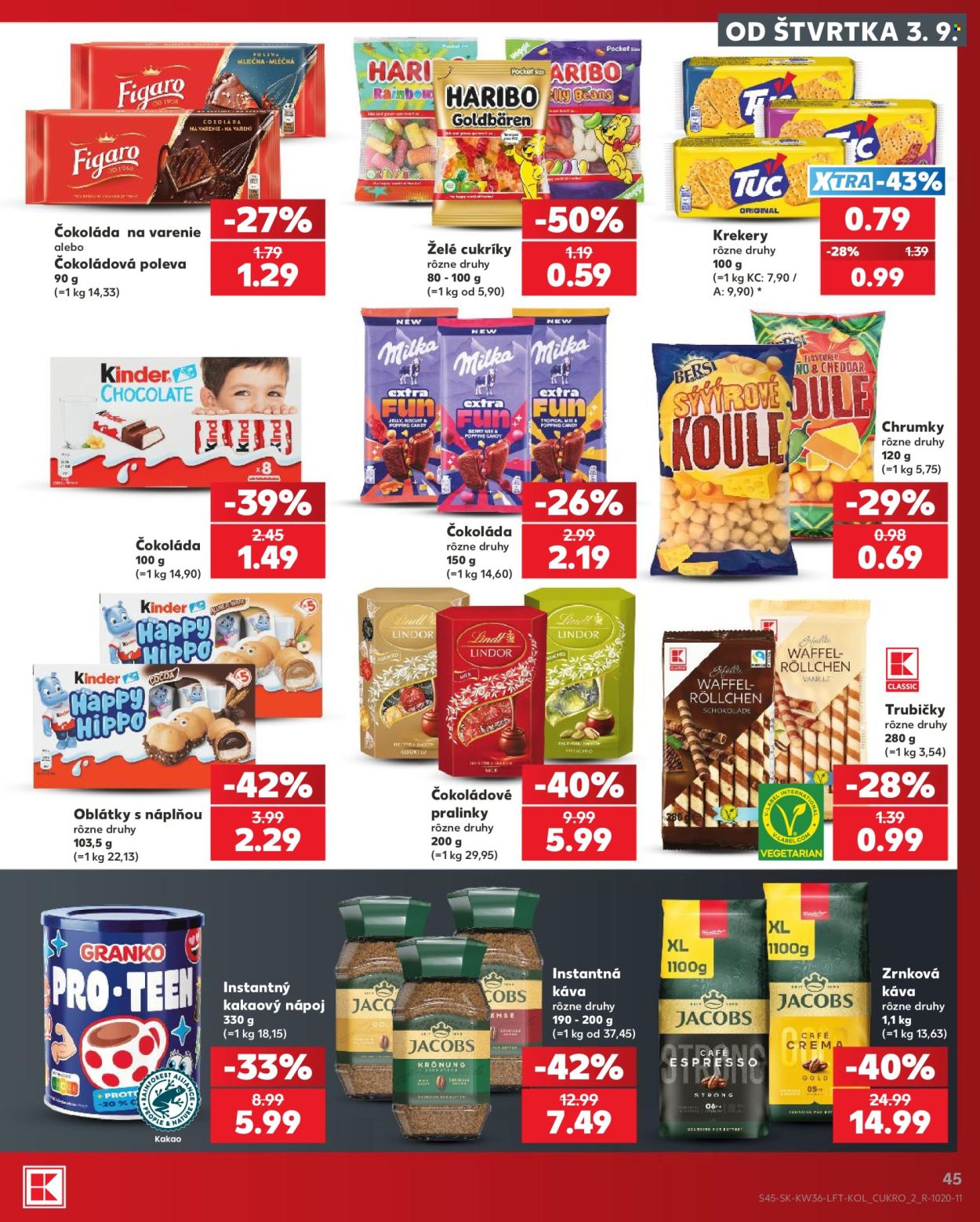 Leták Kaufland - 3.9.2026 - 9.9.2026. Strana 45