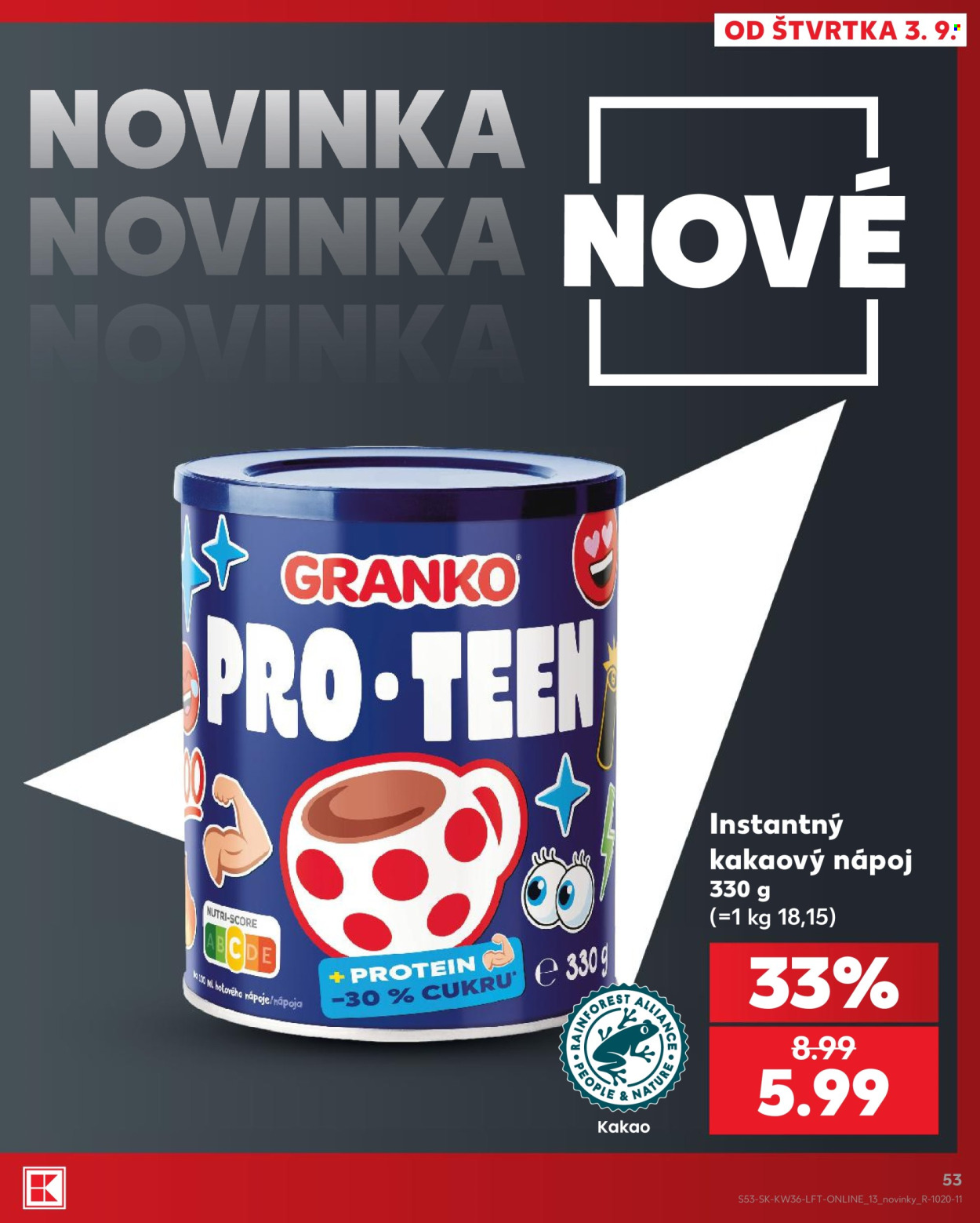 Leták Kaufland - 3.9.2026 - 9.9.2026. Strana 53