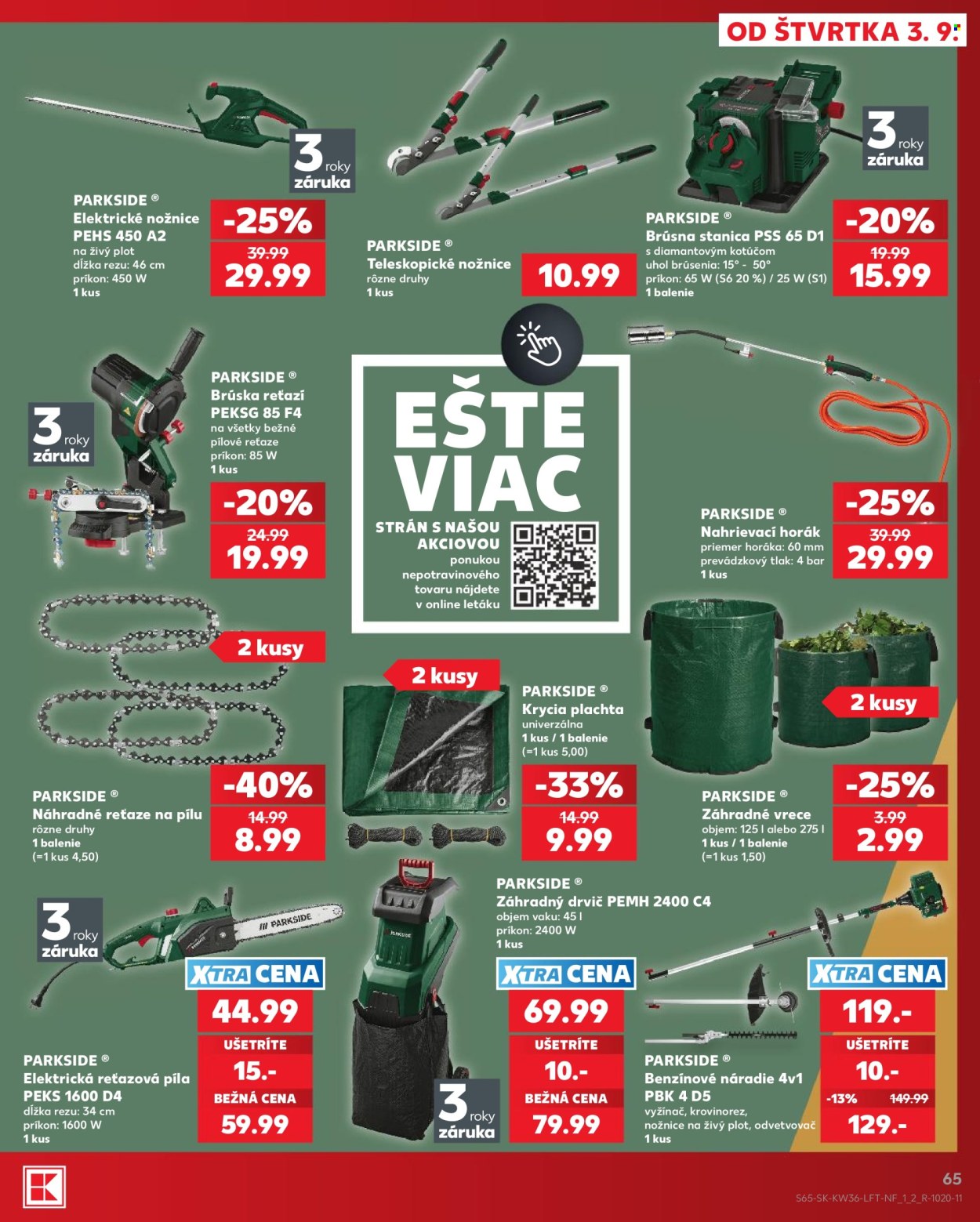 Leták Kaufland - 3.9.2026 - 9.9.2026. Strana 65