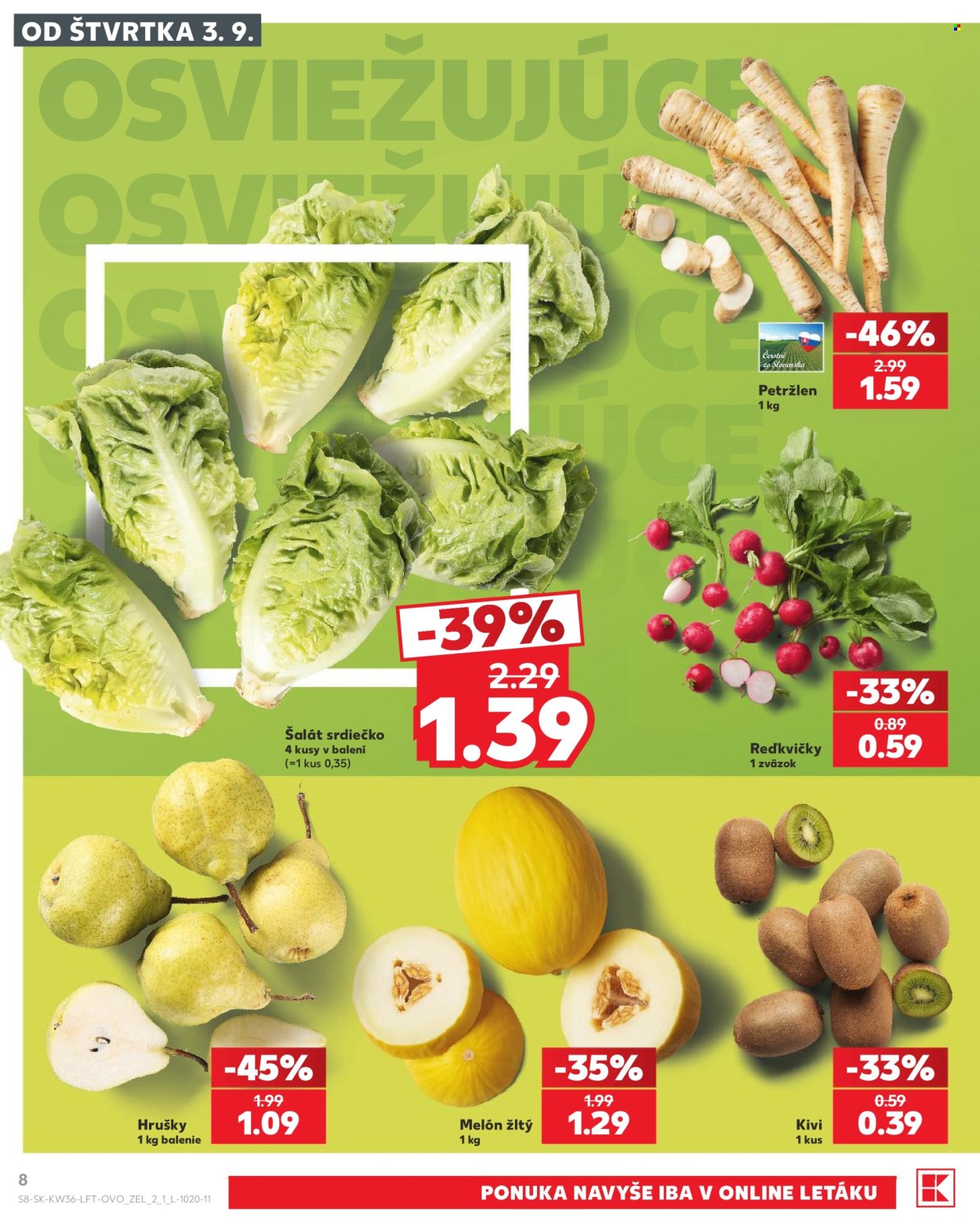 Leták Kaufland - 3.9.2026 - 9.9.2026. Strana 8