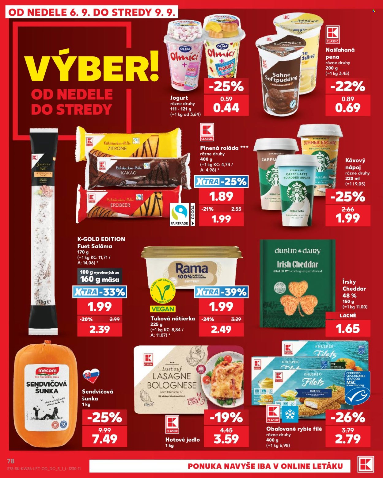 Leták Kaufland - 3.9.2026 - 9.9.2026. Strana 78
