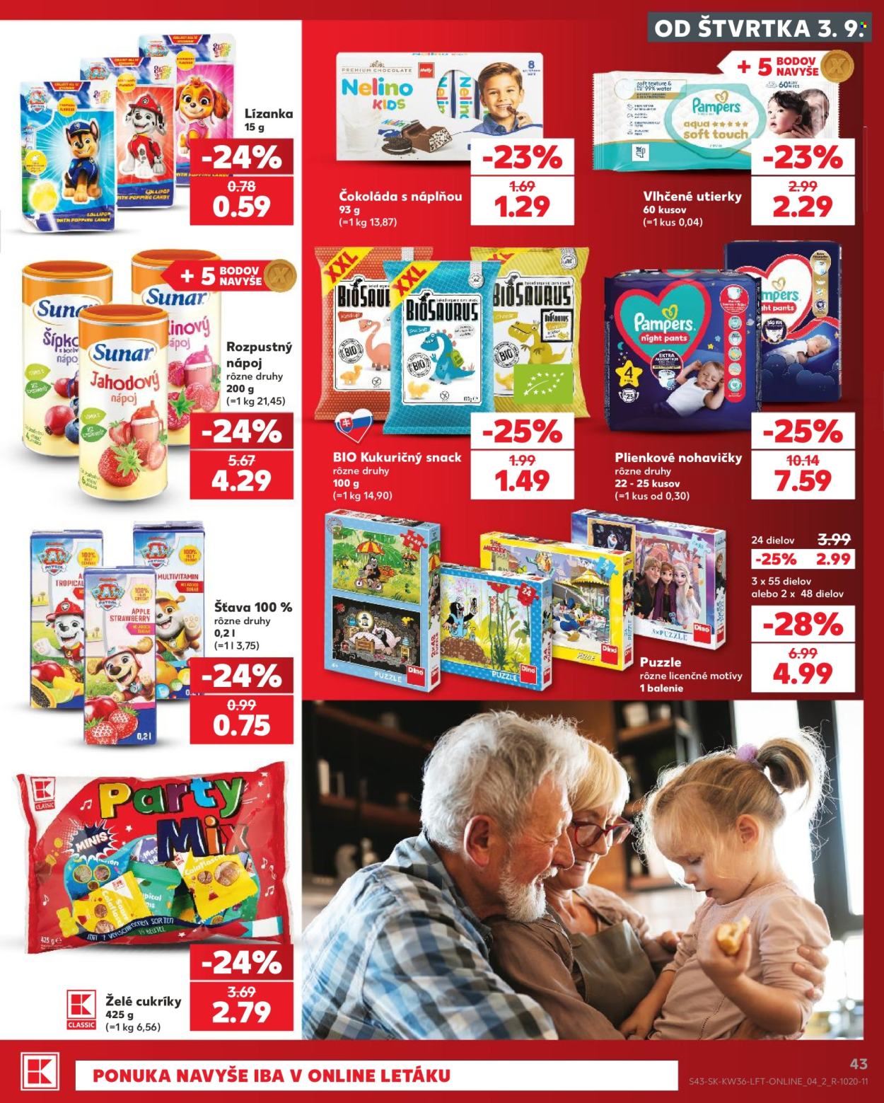Leták Kaufland - 3.9.2026 - 9.9.2026. Strana 43