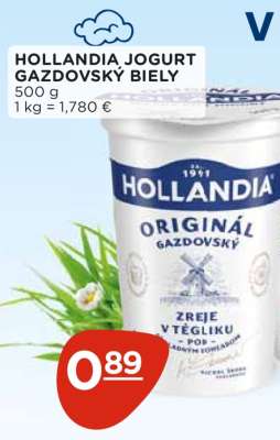 HOLLANDIA Jogurt gazdovský biely