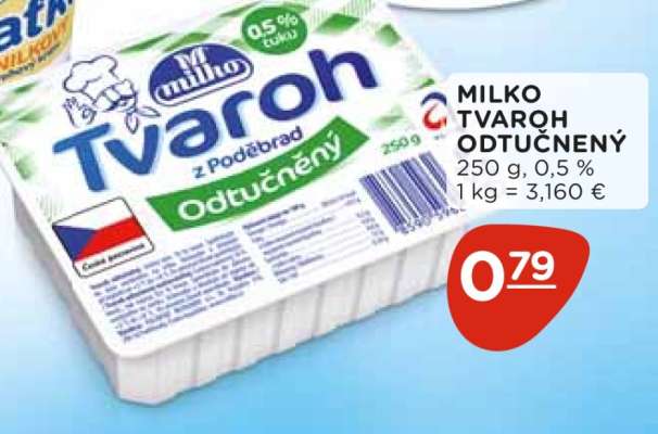Milko Tvaroh odtučnený