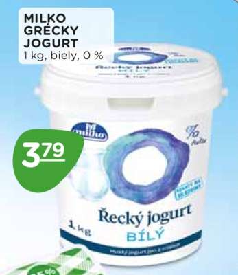 Milko Grécky jogurt