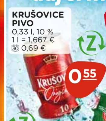 KRUŠOVICE Pivo