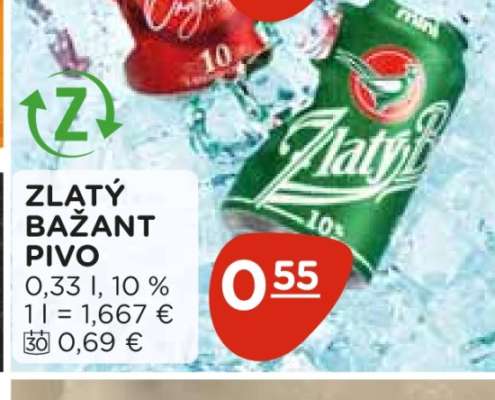 ZLATÝ BAŽANT Pivo