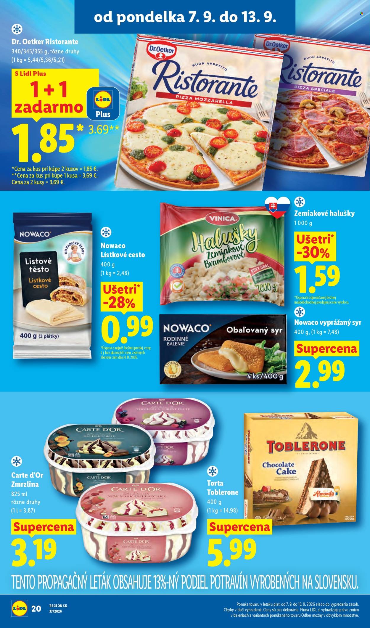 Leták Lidl - 7.9.2026 - 13.9.2026. Strana 22