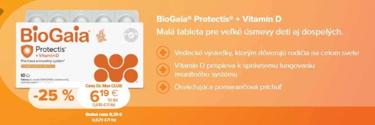 BioGaia Protectis® + Vitamin D
