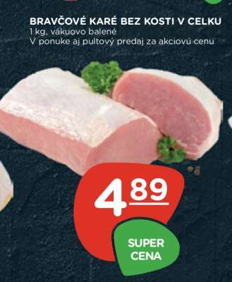 Bravčové karé bez kosti v celku