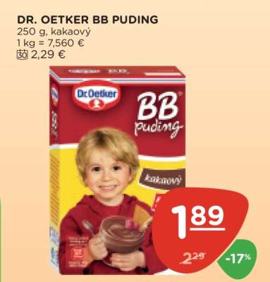 Dr. Oetker BB puding