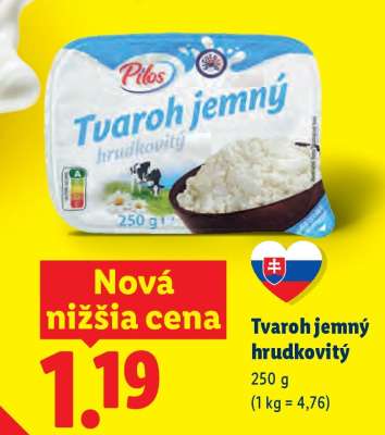 Tvaroh jemný hrudkovitý