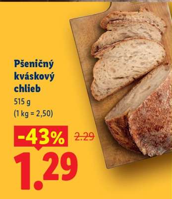Pšeničný kváskový chlieb