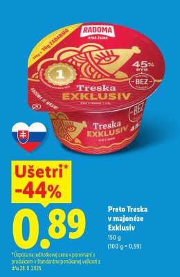 PRETO TRESKA V MAJONÉZE EXKLUSIV